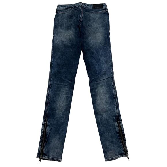 Pre-owned H&M Women Blue Jeans Slim Fit Stretch Cotton Skinny Denim US 26 Turkey - Picture 3 of 14